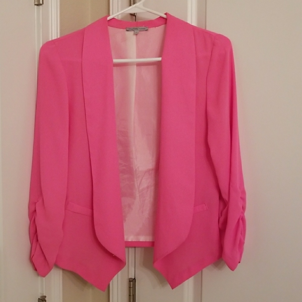 Fuchsia blazer
